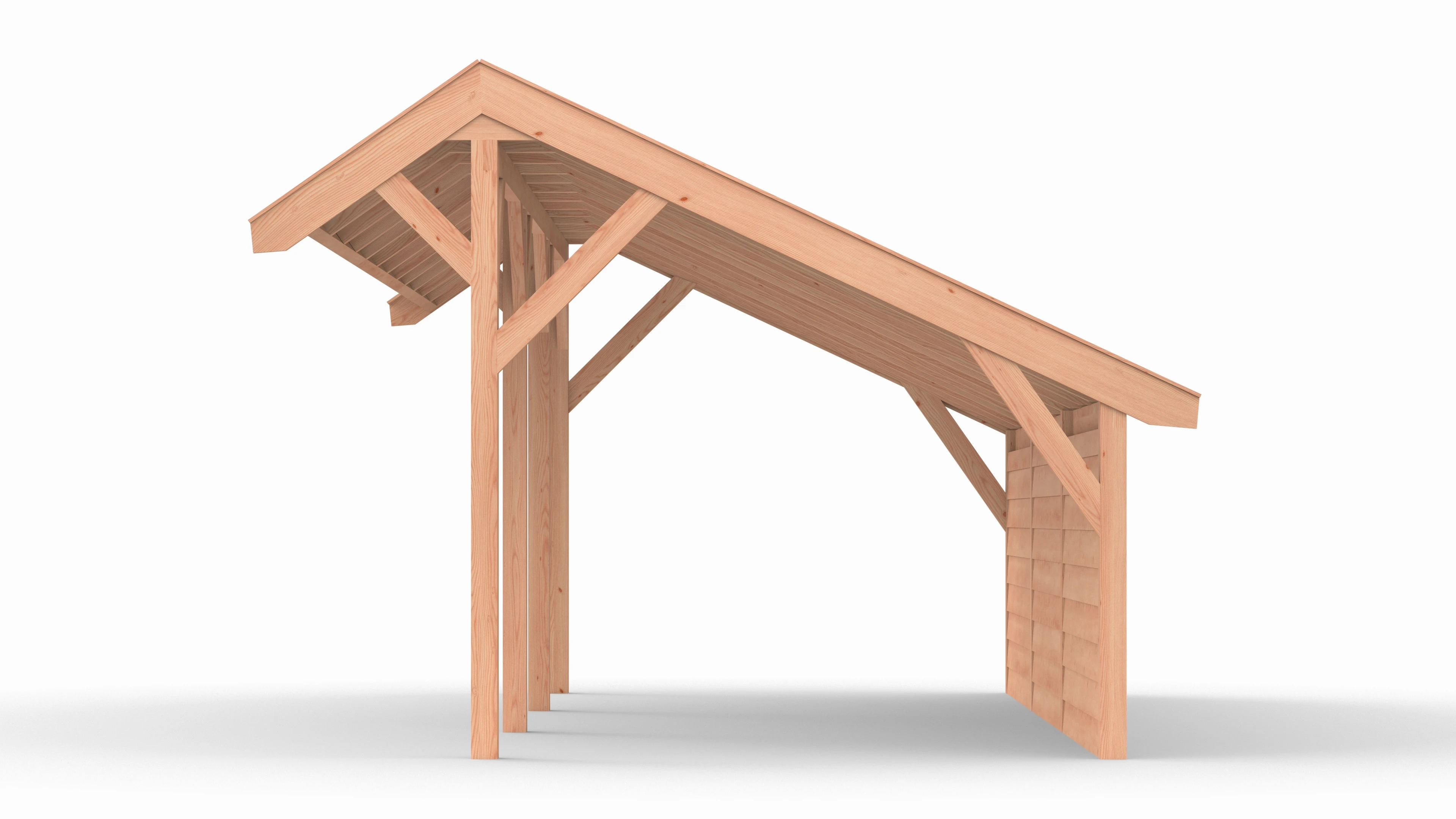 Douglas kapschuur, 750 x 300, met achterwand, Westwood Comfort - Afbeelding 6